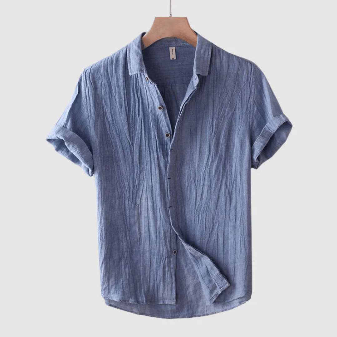 Donald | Short Sleeve Linen Shirt