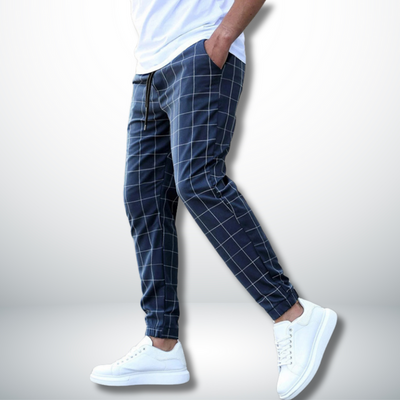 Doriano - Comfortable Checked Pattern Pant