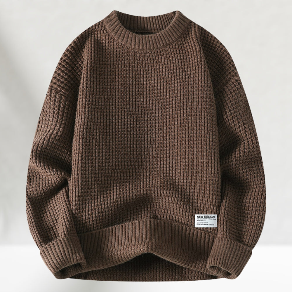 Jesse - Round Neck Knitted Sweater