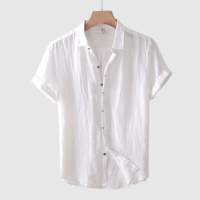 Donald | Short Sleeve Linen Shirt