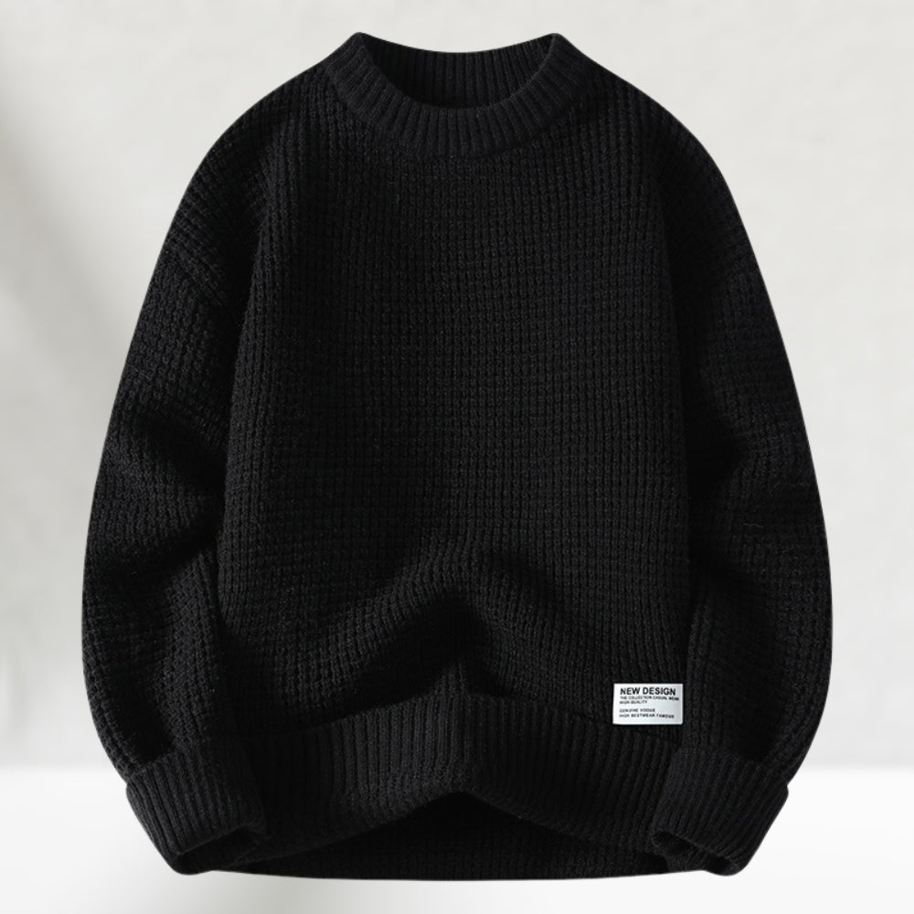 Jesse - Round Neck Knitted Sweater