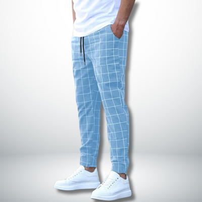 Doriano - Comfortable Checked Pattern Pant