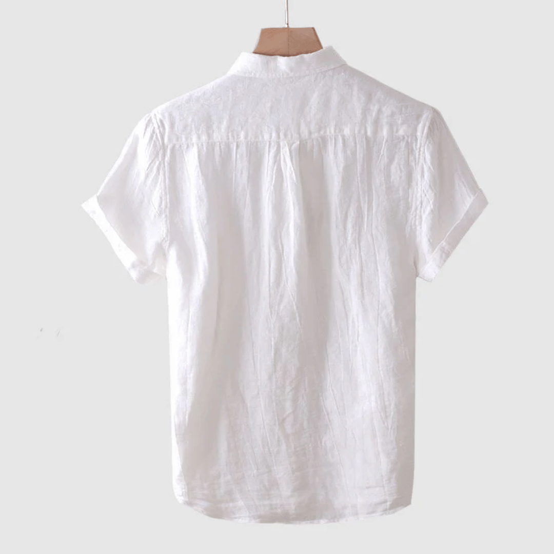 Donald | Short Sleeve Linen Shirt