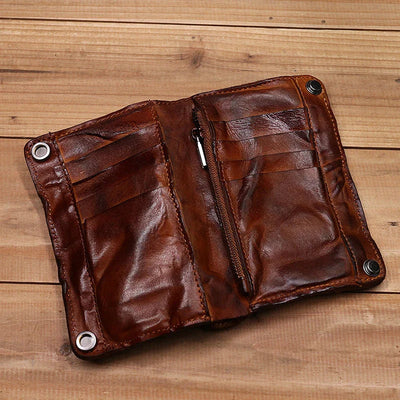 EliteHide - Handmade Multi Card Slots Leather Wallet