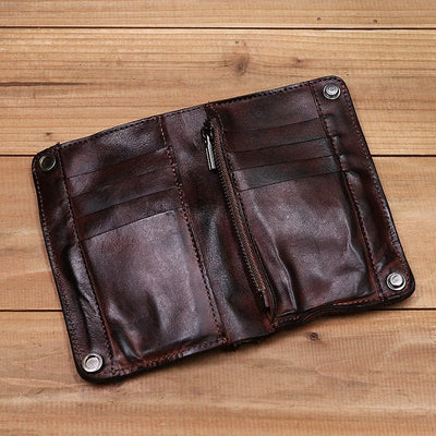 EliteHide - Handmade Multi Card Slots Leather Wallet