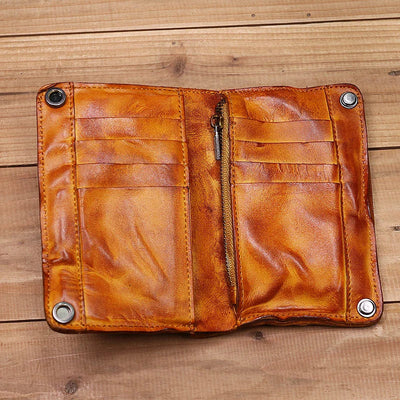 EliteHide - Handmade Multi Card Slots Leather Wallet