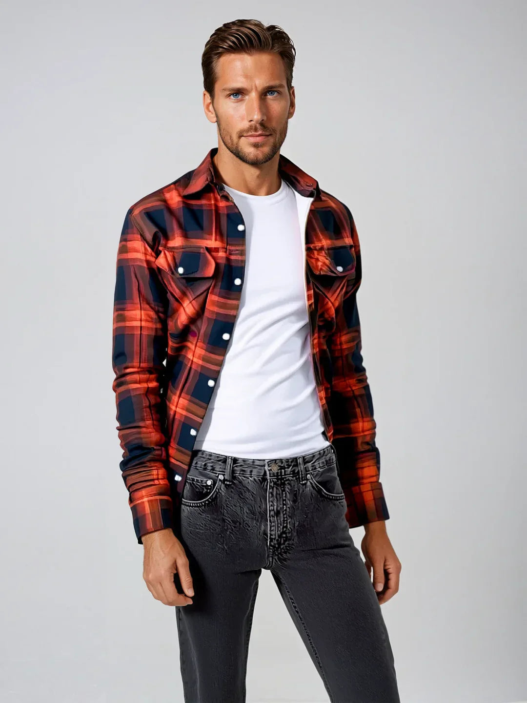 Malmo - Checkered Shirt Jacket