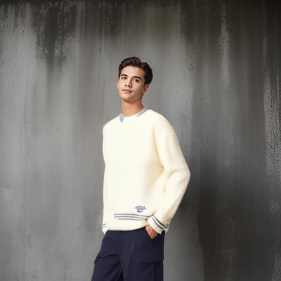 Brent - Round Neck knitted Sweater