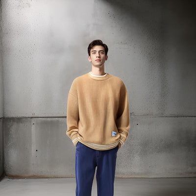 Brent - Round Neck knitted Sweater