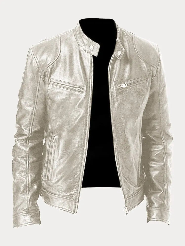 Lorenzo – Men's Casual Faux Leather Jacket