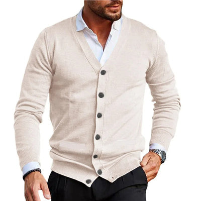 Dunstan - Casual V-Neck Cardigan